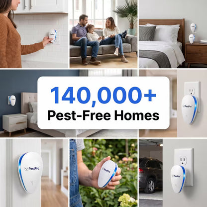 PestPro™ Ultrasonic Pest Repeller - Bed bugs & 14 other pests